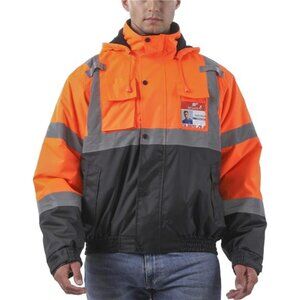 New Reflective Jacket for Men, High Visibility Jackets, Safety Jackets